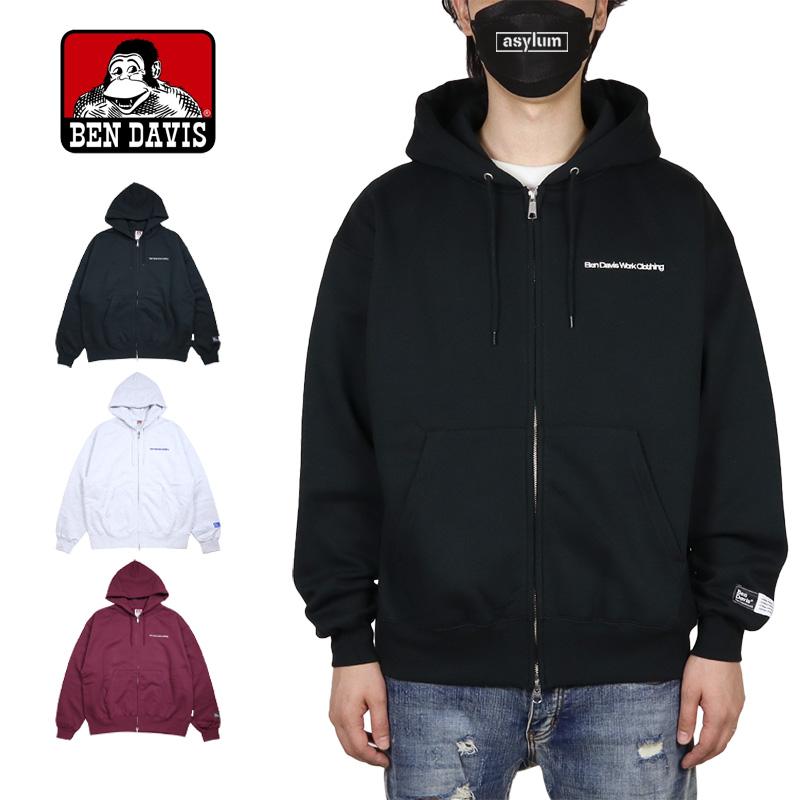BEN DAVIS（ベンデイビス） 爆買 ジップパーカー フーディ メンズ