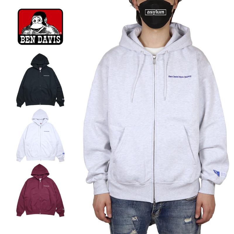 BEN DAVIS（ベンデイビス） 爆買 ジップパーカー フーディ メンズ