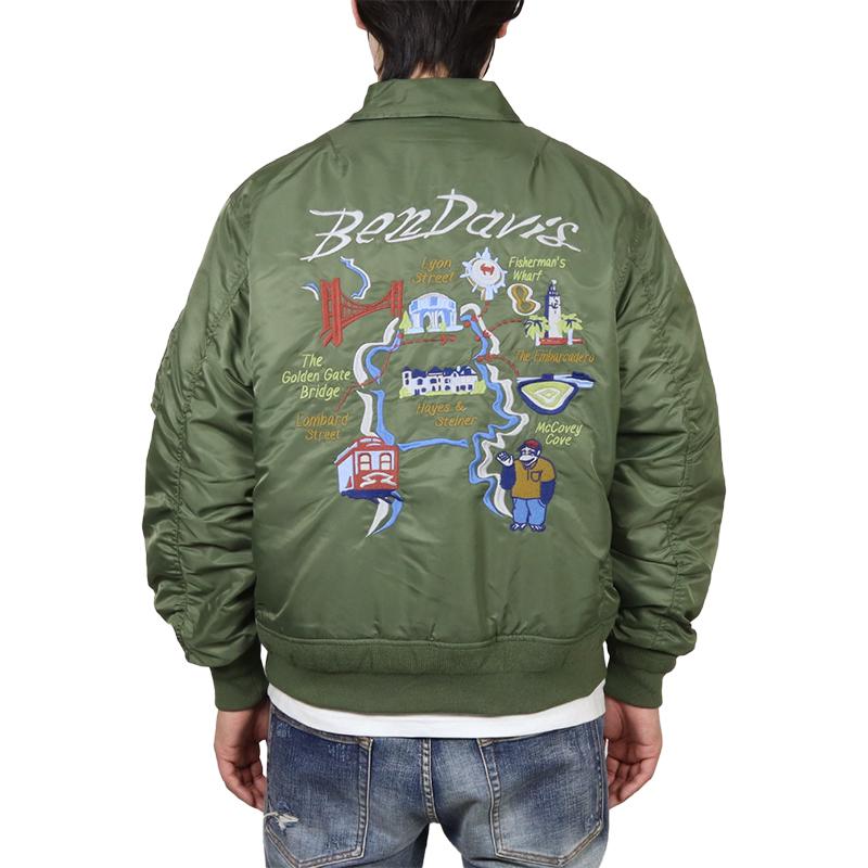 BEN DAVIS（ベンデイビス） ボンバージャケット フライト キルティング