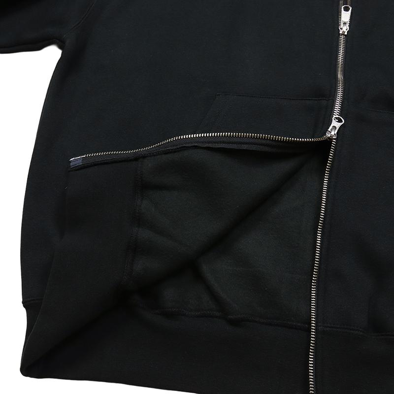 ベンデイビス ジップアップパーカー BEN DAVIS フーディ アメカジ トップス メンズ レディース ブランド 大きいサイズ 黒 バックプリント | BEN DAVIS | 15