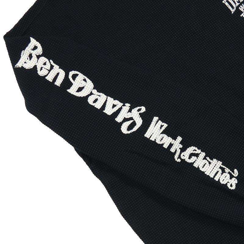 ベンデイビス ロンT BEN DAVIS Tシャツ 長袖 アメカジ トップス サーマル メンズ レディース ブランド 大きいサイズ 黒 バックプリント | BEN DAVIS | 15