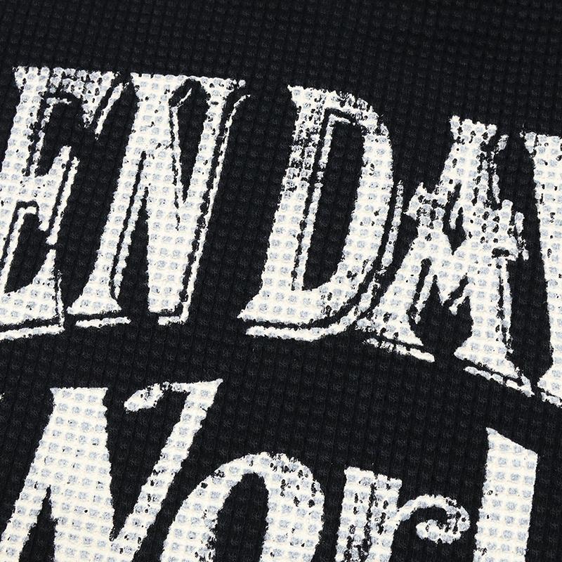 ベンデイビス ロンT BEN DAVIS Tシャツ 長袖 アメカジ トップス サーマル メンズ レディース ブランド 大きいサイズ 黒 バックプリント | BEN DAVIS | 17