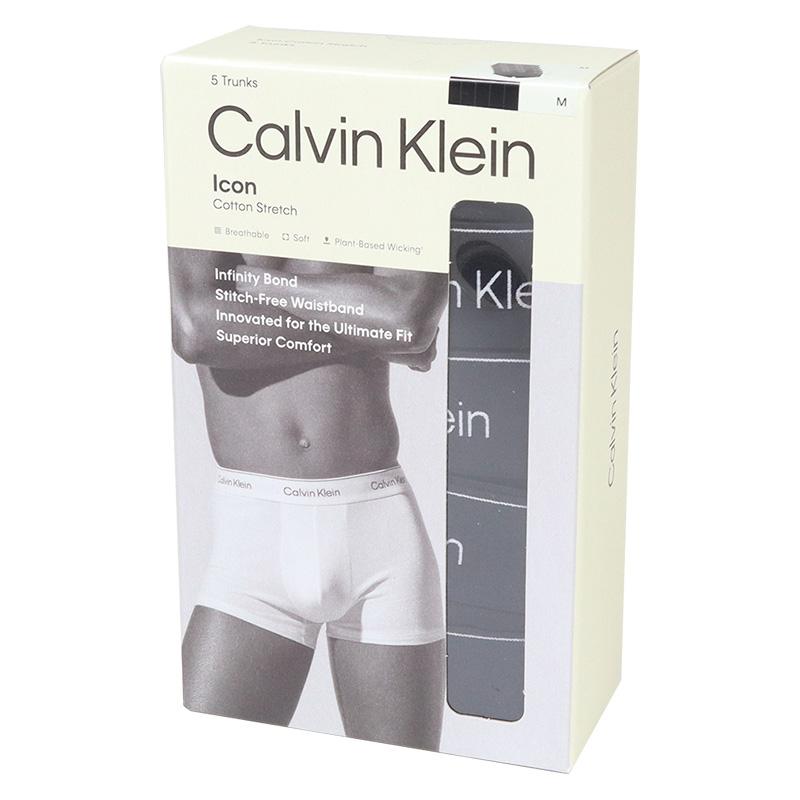 【並行輸入品】カルバンクライン ボクサーパンツ 5枚組 CALVIN KLEIN トランクス 下着 メンズ ブランド 大きいサイズ おしゃれ 黒