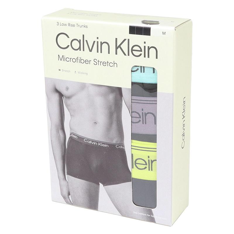 【並行輸入品】カルバンクライン ボクサーパンツ 3枚組 CALVIN KLEIN ローライズ 下着 メンズ ブランド 大きいサイズ おしゃれ 黒 | Calvin Klein | 08