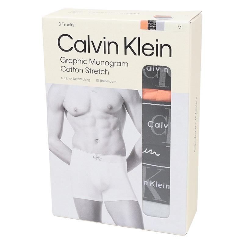 【並行輸入品】カルバンクライン ボクサーパンツ CALVIN KLEIN トランクス ロング 3枚組 セット メンズ ブランド 大きいサイズ | Calvin Klein | 08