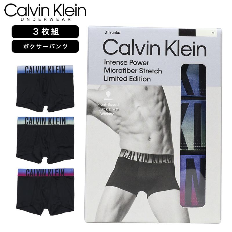 【並行輸入品】カルバンクライン ボクサーパンツ CALVIN KLEIN トランクス ロング 3枚組 セット メンズ ブランド 大きいサイズ | Calvin Klein
