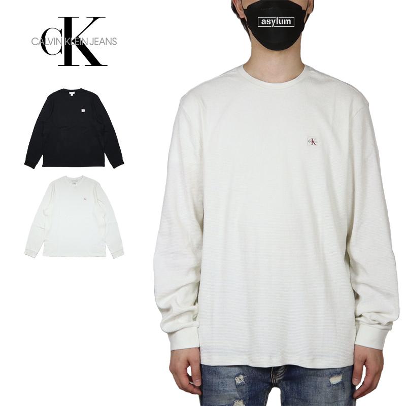 カルバンクライン  Klain長袖 Calvin Klein (カルバンクライン) メンズ Tシャツ 長袖 ロゴ 刺繍