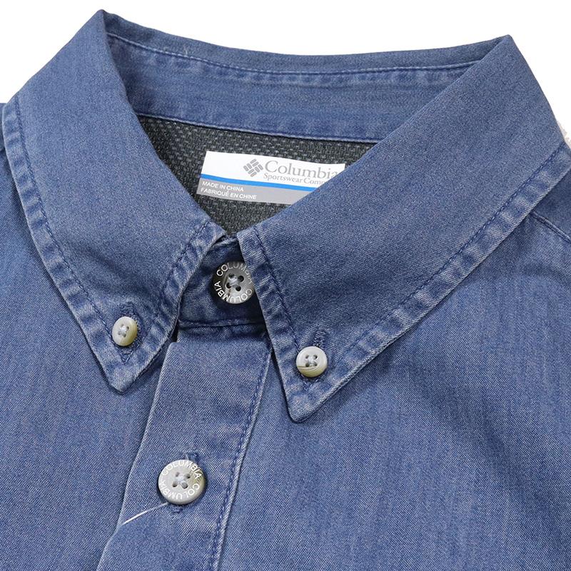 Columbia コロンビア デニムシャツ COLUMBIA 半袖シャツ ベンチ
