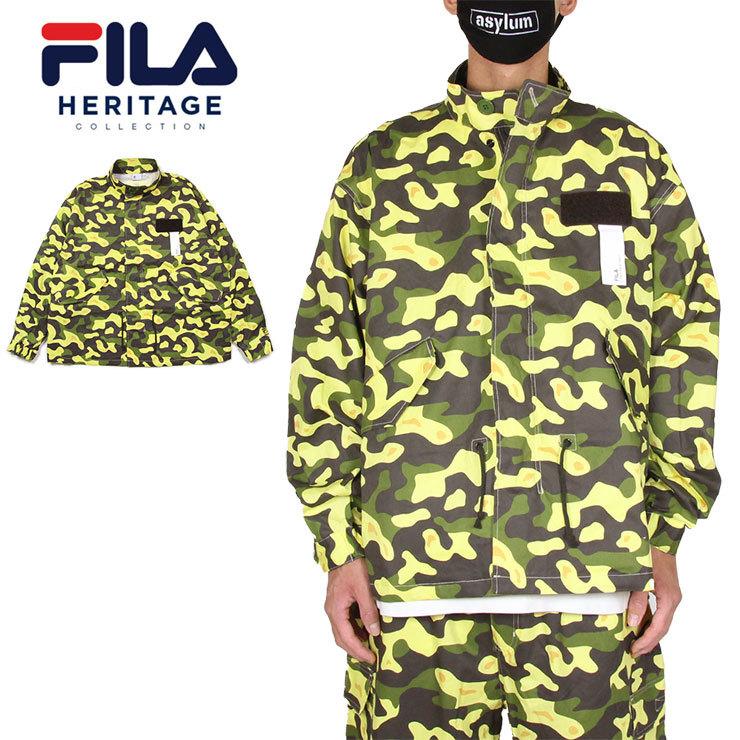 本命ギフト レディース メンズ 対応 セットアップ アウター ミリタリージャケット Heritage Fila ジャケット フィラヘリテージ フィラ Fila ジャケット ブランド Fs30 大きいサイズ ジャケット Neznacine Rs