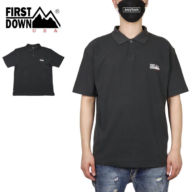 FIRST DOWN（ファーストダウン） ポロシャツ 半袖 トップス メンズ