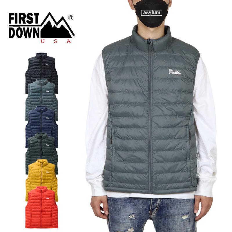 ファーストダウン ダウンベスト FIRST DOWN ジャケット アウター メンズ レディース アウトドア ブランド 大きいサイズ 黒 | FIRST DOWN | 07