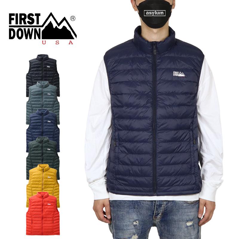 ファーストダウン ダウンベスト FIRST DOWN ジャケット アウター メンズ レディース アウトドア ブランド 大きいサイズ 黒 | FIRST DOWN | 08