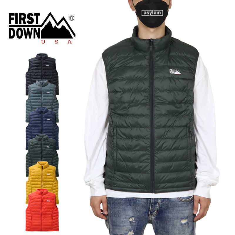 ファーストダウン ダウンベスト FIRST DOWN ジャケット アウター メンズ レディース アウトドア ブランド 大きいサイズ 黒 | FIRST DOWN | 09