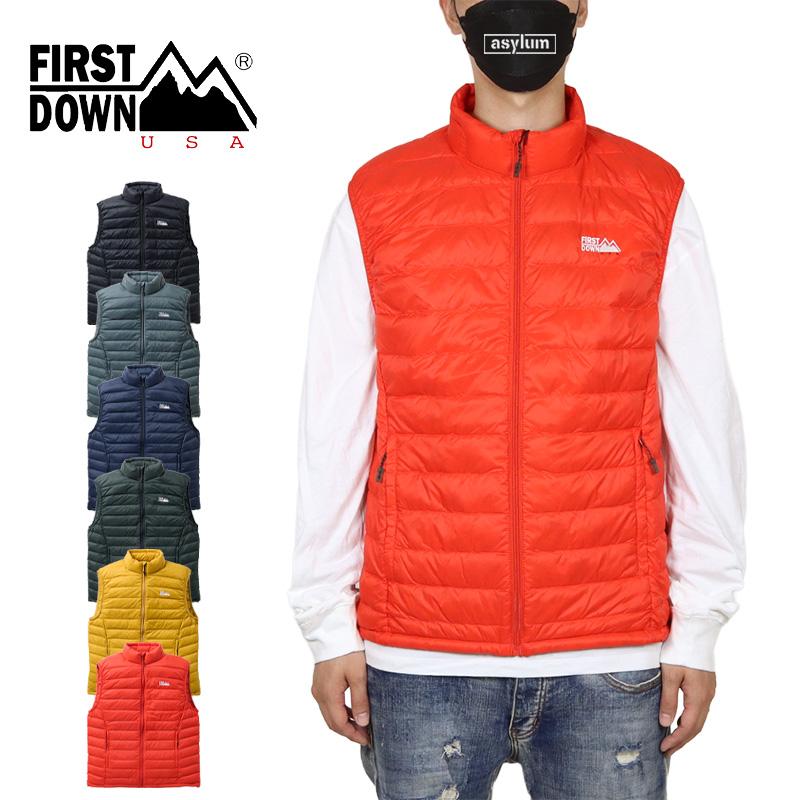 ファーストダウン ダウンベスト FIRST DOWN ジャケット アウター メンズ レディース アウトドア ブランド 大きいサイズ 黒 | FIRST DOWN | 11