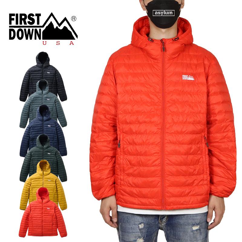 ファーストダウン ダウンジャケット FIRST DOWN アウター フード付き メンズ レディース アウトドア ブランド 大きいサイズ 黒 | FIRST DOWN | 11