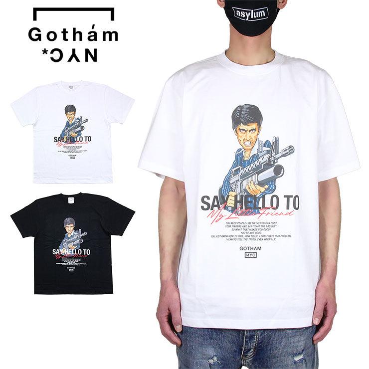 ゴッサム Nyc エヌワイシー Tシャツ Gotham Nyc 半袖tシャツ メンズ レディース ブランド 大きいサイズ 白 黒 綿100 コットン おしゃれ おすすめ Gn5 Gotham105 Asylum 通販 Yahoo ショッピング