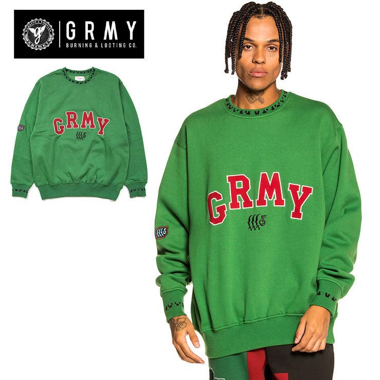 新作人気 ブランド レディース メンズ スウェット Grimey トレーナー グライミー グライミー Grimey スウェット 大きいサイズ Gsw510 Xl L M オーバーサイズ 人気 おすすめ 裏起毛 トップス