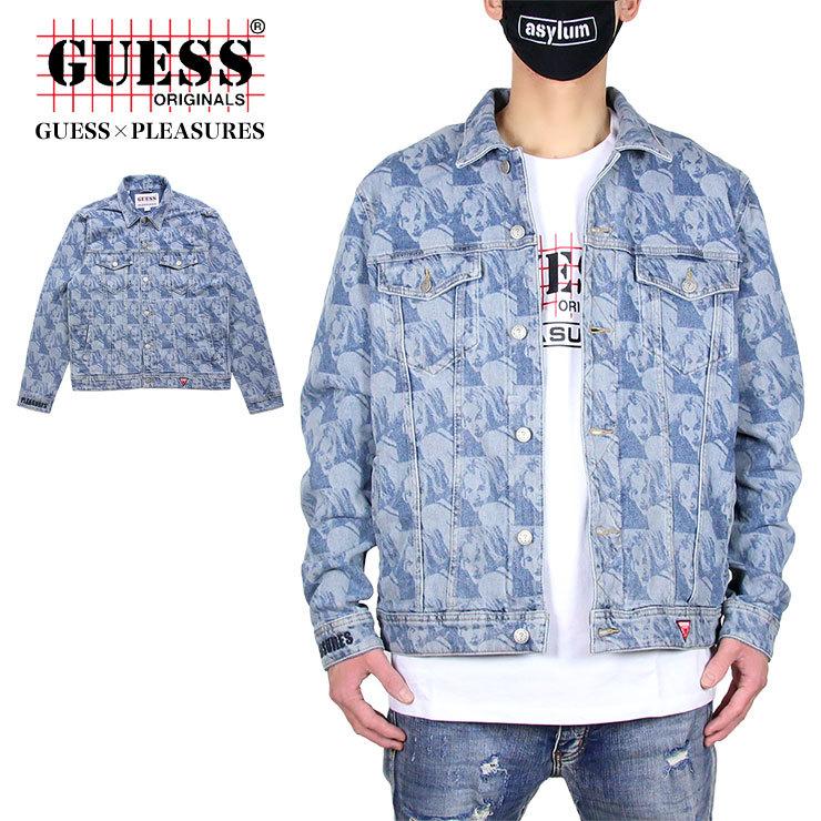 人気ブランドを ゲス デニムジャケット Guess Gジャン アウター 春 プレジャーズ Pleasures コラボ メンズ レディース ブランド 大きいサイズ Guess2 21ss011 Asylum 通販 Yahoo ショッピング 人気定番 Newmatic Ae