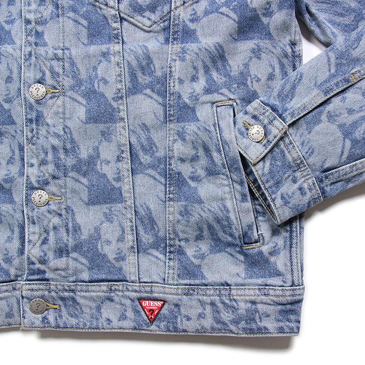 人気ブランドを ゲス デニムジャケット Guess Gジャン アウター 春 プレジャーズ Pleasures コラボ メンズ レディース ブランド 大きいサイズ Guess2 21ss011 Asylum 通販 Yahoo ショッピング 人気定番 Newmatic Ae