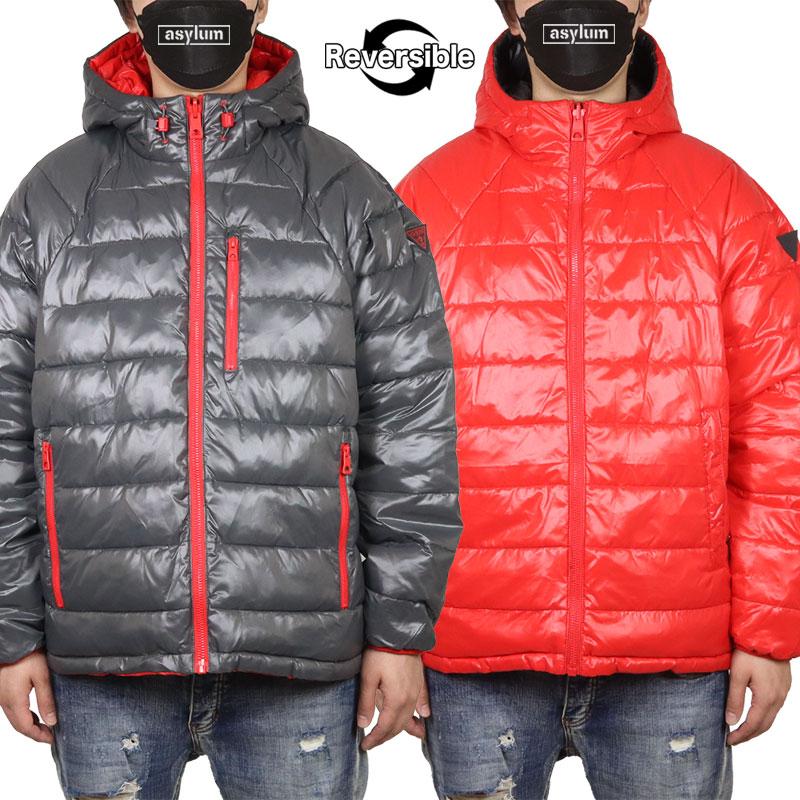 GUESS（ゲス） 【並行輸入品】爆買 中綿ダウンジャケット リバーシブル