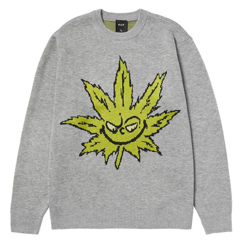 HUF（ハフ） ニット セーター クルーネック トップス メンズ 