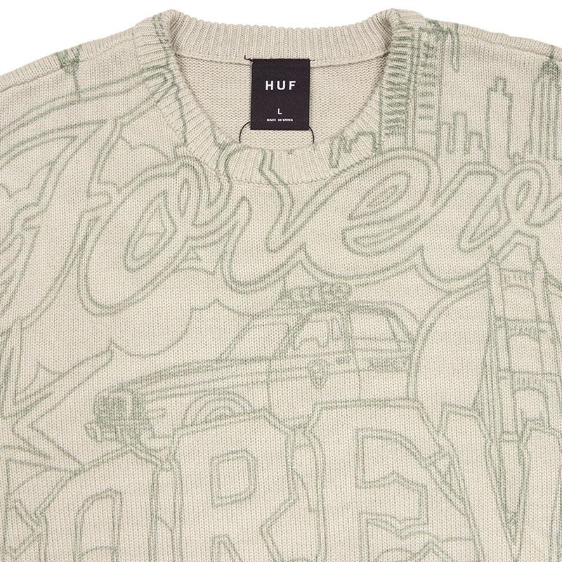 HUF（ハフ） ニット セーター メンズ レディース ブランド 大きい