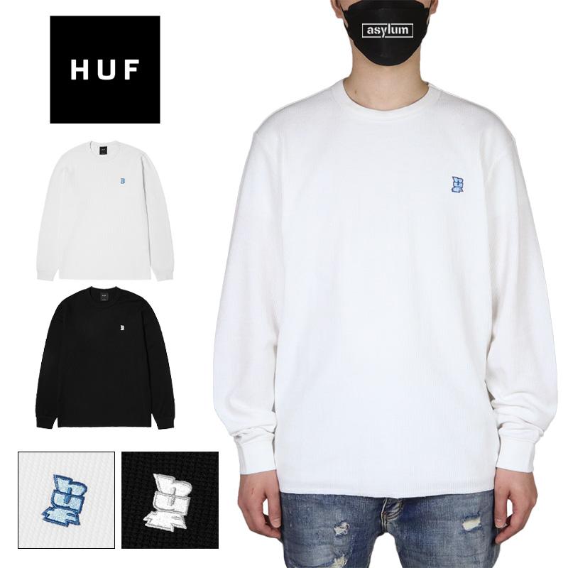 HUF ロンT ハフ Tシャツ 長袖T サーマル ワッフル TEE メンズ