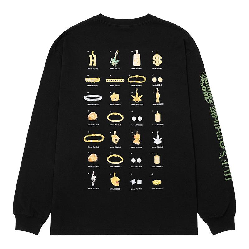 HUF（ハフ） ロンT Tシャツ 長袖 ロングスリーブ メンズ レディース