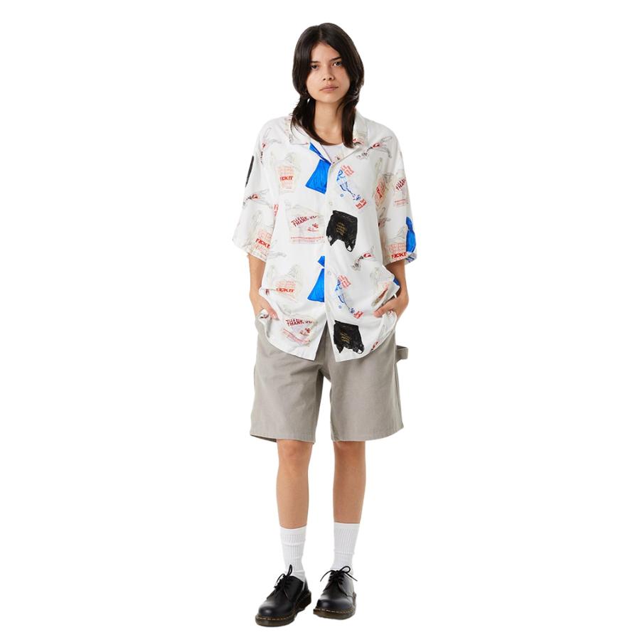 HUF（ハフ） シャツ 半袖 メンズ レディース リゾートシャツ キャンプ