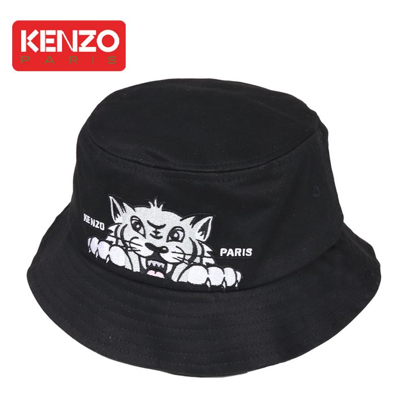 KENZO バケットハット 虎刺繍 ブラック　メンズハット KENZO（ケンゾー）の「'Varsity Jungle' バケットハット（ハット