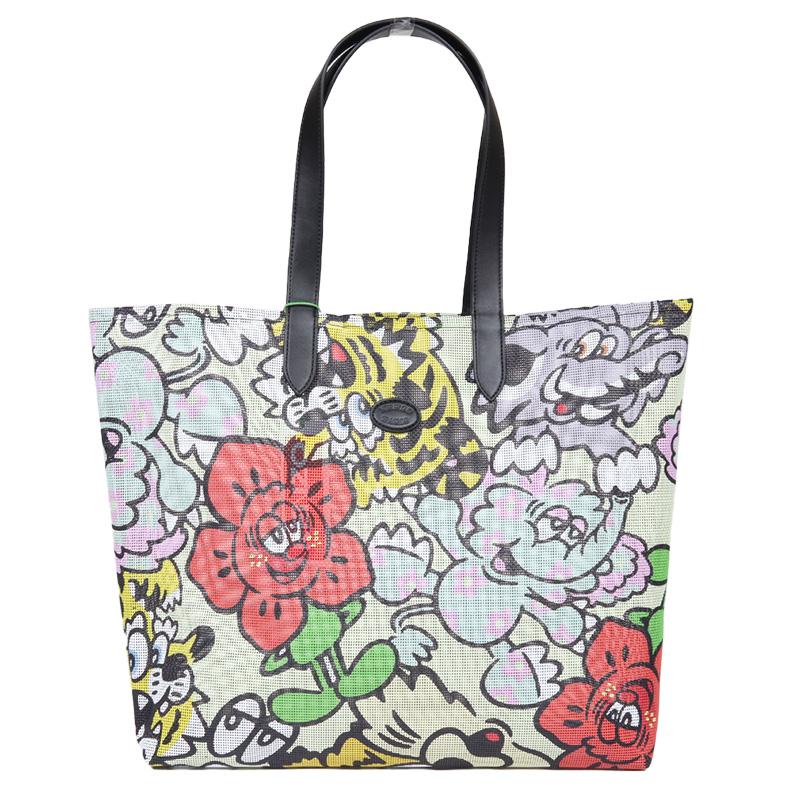 【国内送】KENZOケンゾー★タイガー＆ロゴ・2Wayメッシュトート KENZO 【並行輸入品】KENZO メッシュシート ケンゾー トートバック