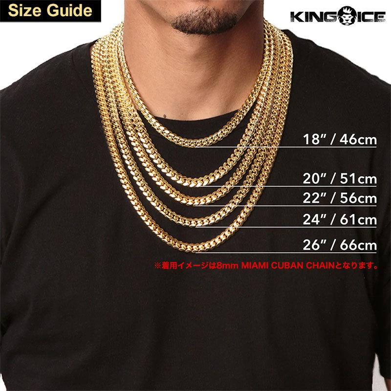 キングアイス ネックレス KING ICE メンズ レディース マイアミ キングアイス ネックレス KING ICE メンズ レディース マイアミ
