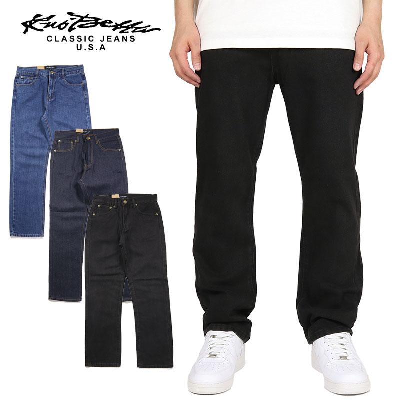 Noen ダークデニム ストレートパンツ ノーベター デニムパンツ KNO-BETTA ストレートデニム メンズ ブランド