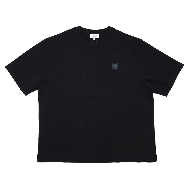 最終値下げ新品MAISON KITSUNÉ Tシャツ ブラック S MAISON KITSUNE（メゾン キツネ） 【並行輸入品】メゾンキツネ Tシャツ