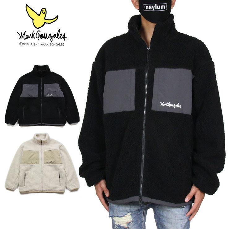 マークゴンザレス ボアジャケット Mark Gonzales ジャケット メンズ レディース ブランド 大きいサイズ Logo Boa Blouson 2g7 Markaw025 Asylum 通販 Yahoo ショッピング