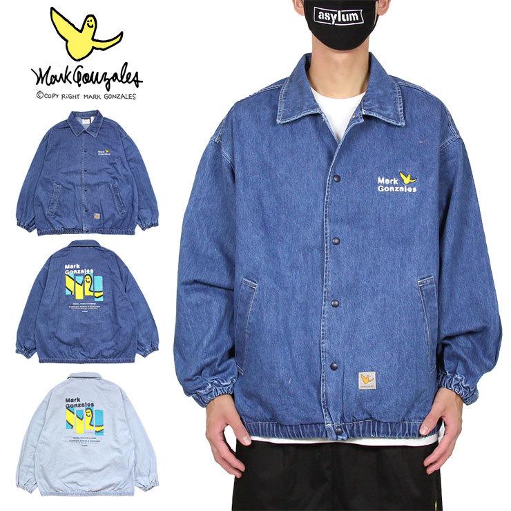 マークゴンザレス ジャケット Mark Gonzales コーチジャケット デニムジャケット アウター メンズ レディース ブランド 大きいサイズ 人気 Mark21aw011 Asylum 通販 Yahoo ショッピング