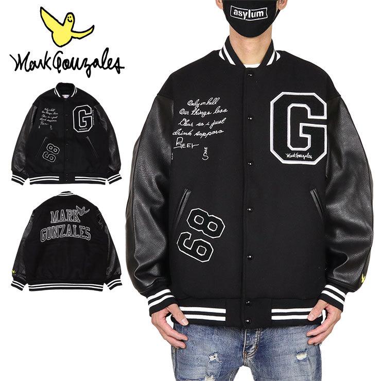 マークゴンザレス ジャケット Mark Gonzales スタジャン メンズ レディース ブランド 大きいサイズ おしゃれ おすすめ 人気 黒 スケーター 2g5 Mark21aw022 Asylum 通販 Yahoo ショッピング