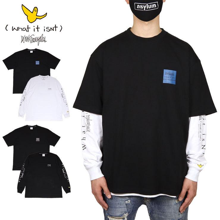 マークゴンザレス ロンt What It Isnt Mark Gonzales 長袖tシャツ 半袖tシャツ セット レイヤード 重ね着 メンズ レディース ブランド 人気 Mark22ss003 Asylum 通販 Yahoo ショッピング
