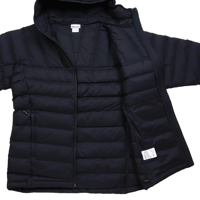 ▪️マーモット　MARMOT 肉厚ダウンジャケット　ゆったりサイズ　黒 Marmot（マーモット） ダウンジャケット アウター フーディー メンズ