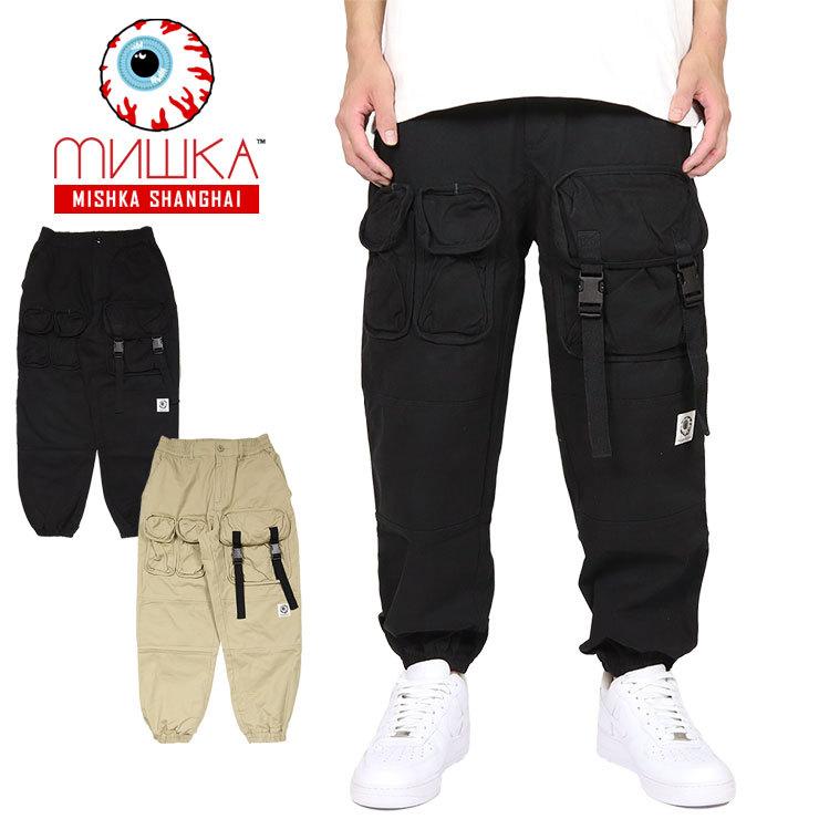 純正安い ミシカ カーゴパンツ Mishka ロングパンツ バギーパンツ メンズ ブランド 大きいサイズ おしゃれ おすすめ 人気 黒 ストリート M 正規品 新品 Shirleyryan Ca