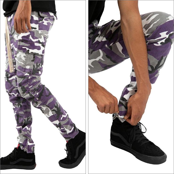 mnml ミニマル カーゴパンツ パンツ メンズ ブランド 大きいサイズ CARGO DRAWCORD PANTS CAMO | mnml | 07