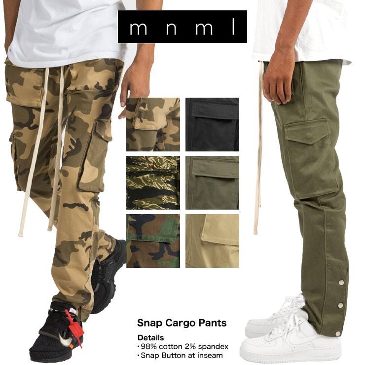 mnml snap cargo pants
