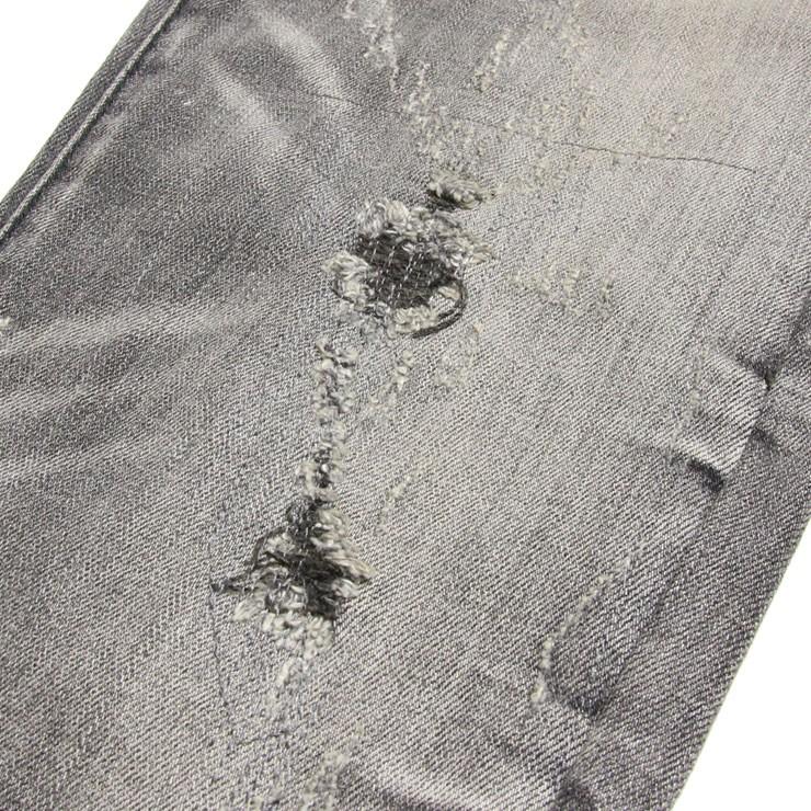 mnml ミニマル デニム スキニーパンツ スキニージーンズ クラッシュ