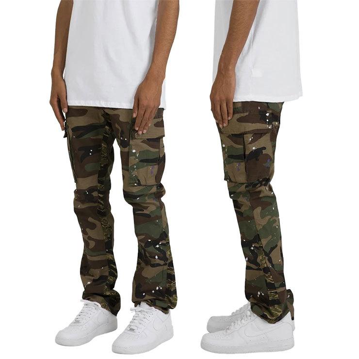 ポイント15倍 mnml カーゴパンツ ミニマル ブーツカット フレアカット