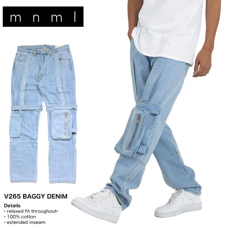 Mnml デニムパンツ ミニマル カーゴパンツ Gパン ジーンズ メンズ ブランド 大きいサイズ おしゃれ おすすめ Mnml0 Asylum 通販 Yahoo ショッピング