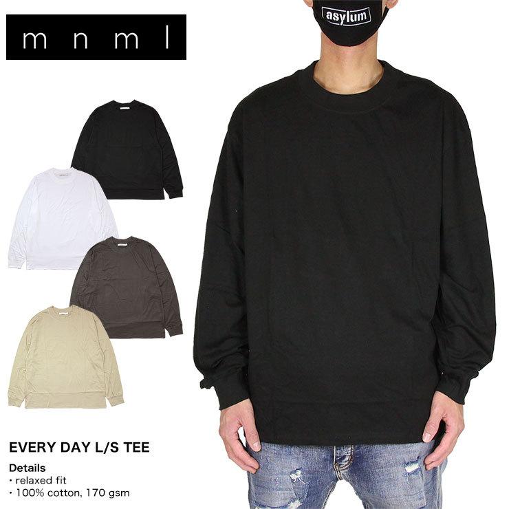 mnml（ミニマル） ロンT Tシャツ 長袖Tシャツ メンズ レディース
