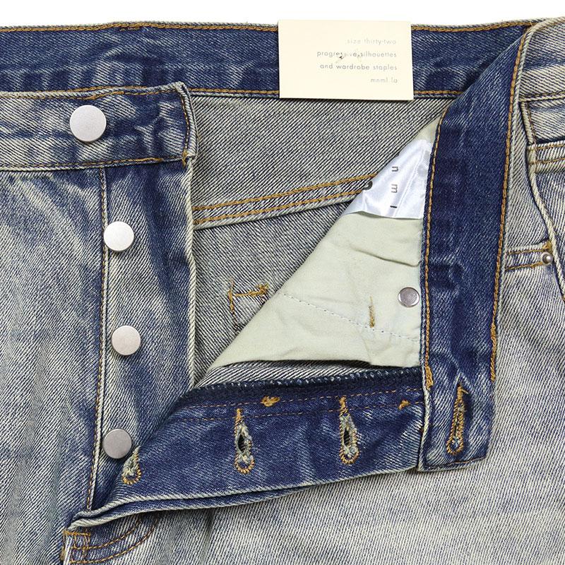 mnml（ミニマル） デニムパンツ フレア ブーツカット Gパン ジーンズ