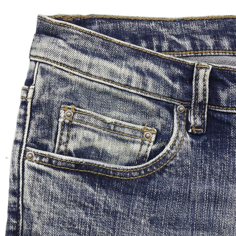 mnml（ミニマル） 爆買 デニムパンツ スキニー スリム 裾ジップ Gパン