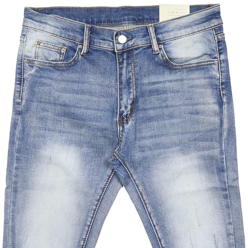 mnml（ミニマル） 爆買 デニム スキニーパンツ クラッシュデニム