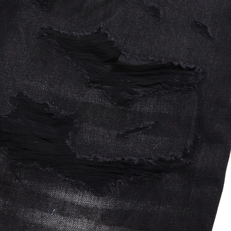 ミニマル デニムパンツ mnml バギー ワイド 太め ゆったり Gパン ジーンズ メンズ ブランド 大きいサイズ おしゃれ 人気 黒 | mnml | 09